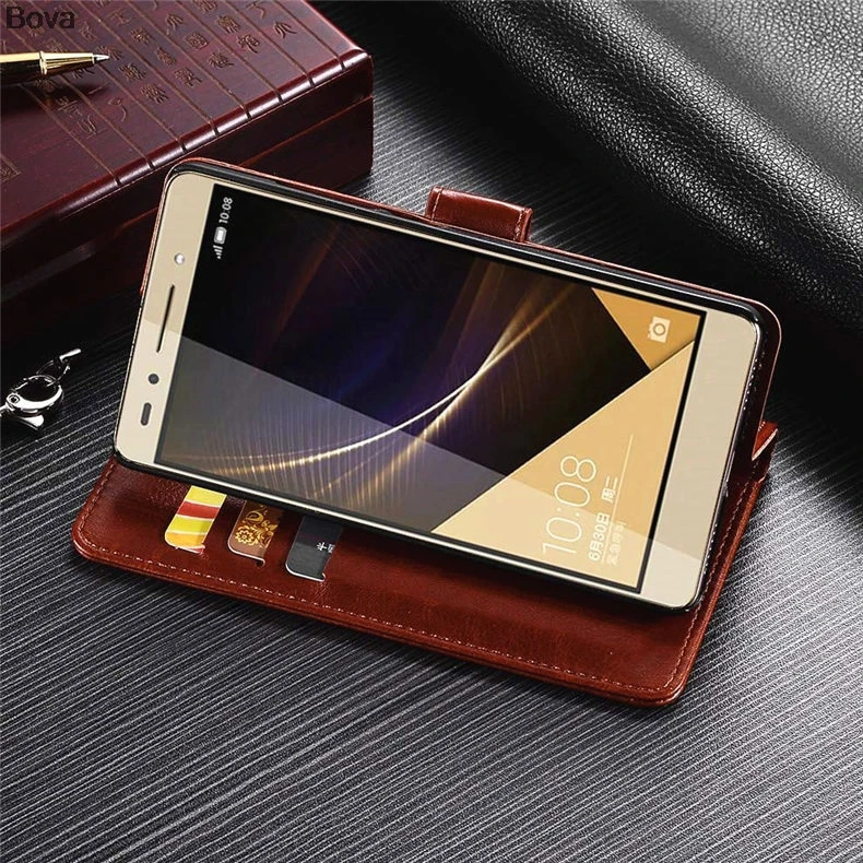 Huawei Honor 7 держатель для карт, чехол для huawei Honor 7, кожаный чехол для телефона, ультратонкий кошелек, откидная крышка, чехлы для телефонов