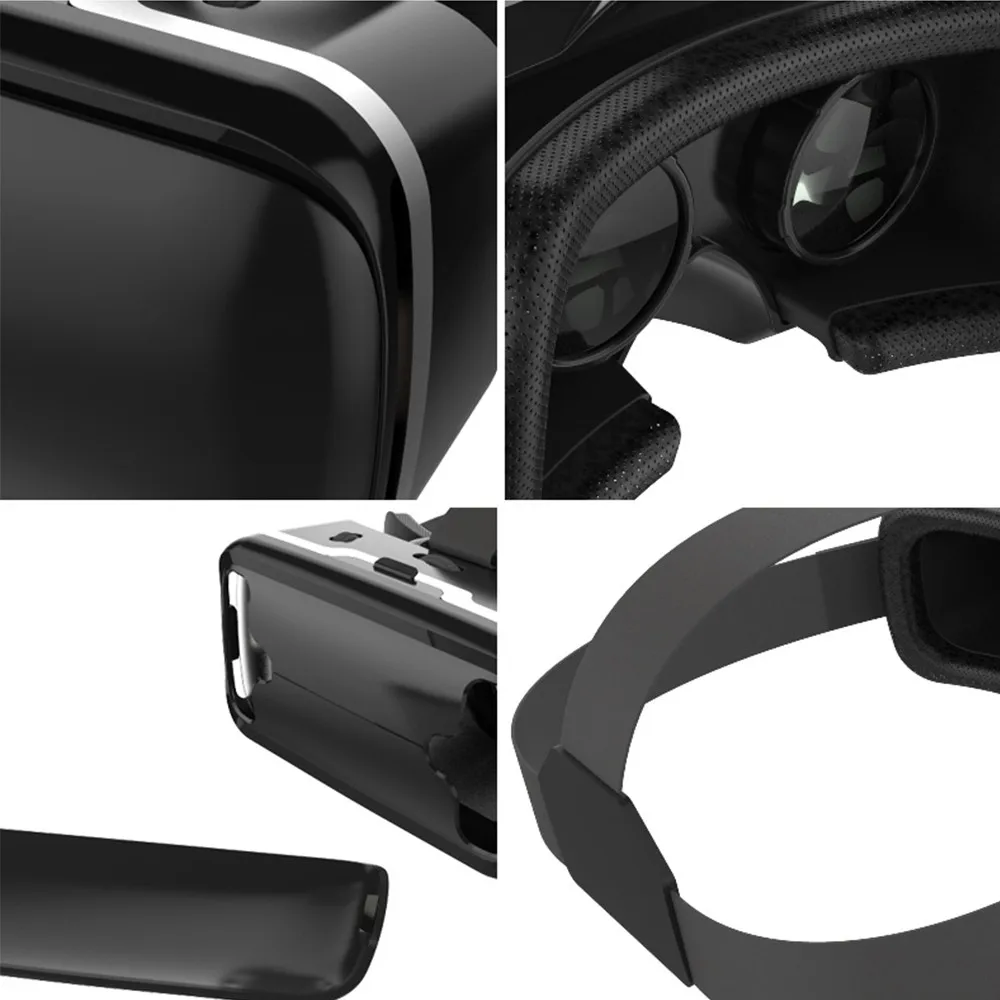 original vr shinecon 60 realidad virtual be 3d gafas cartn casco para 40 63 pulgadas smartphone con cont free global shipping