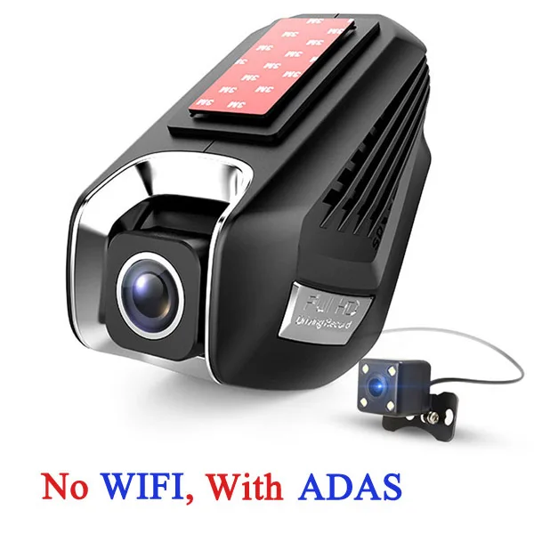 NO WIFI WHEXUNE 2," WI-FI Full HD 1296P ADAS Видеорегистраторы для автомобилей Камера Двойной объектив видео регистратор с ночным видением Автомобильный dvr рекордер Dash Cam - Название цвета: NO WIFI