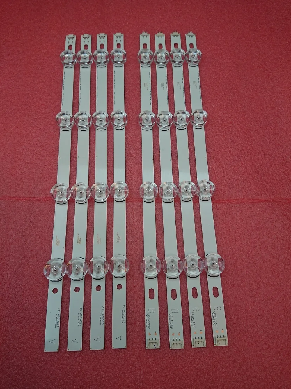 10 комплектов = 80 светодиодный т. светодиодных лент для подсветки LG 40LF630V 40LF6300 40LH5300