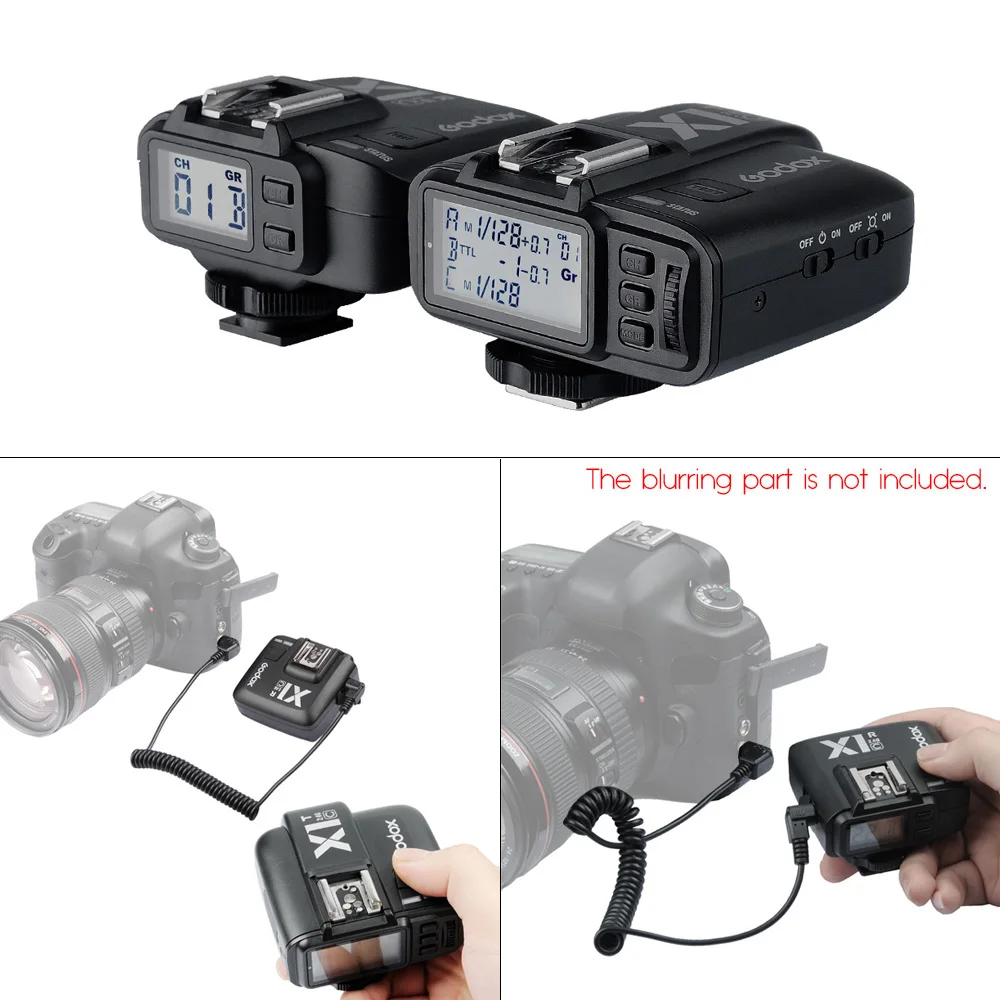 GODOX X1C TTL спуск затвора камеры вспышка триггер 1/8000s HSS 32 канала 2 4G беспроводной