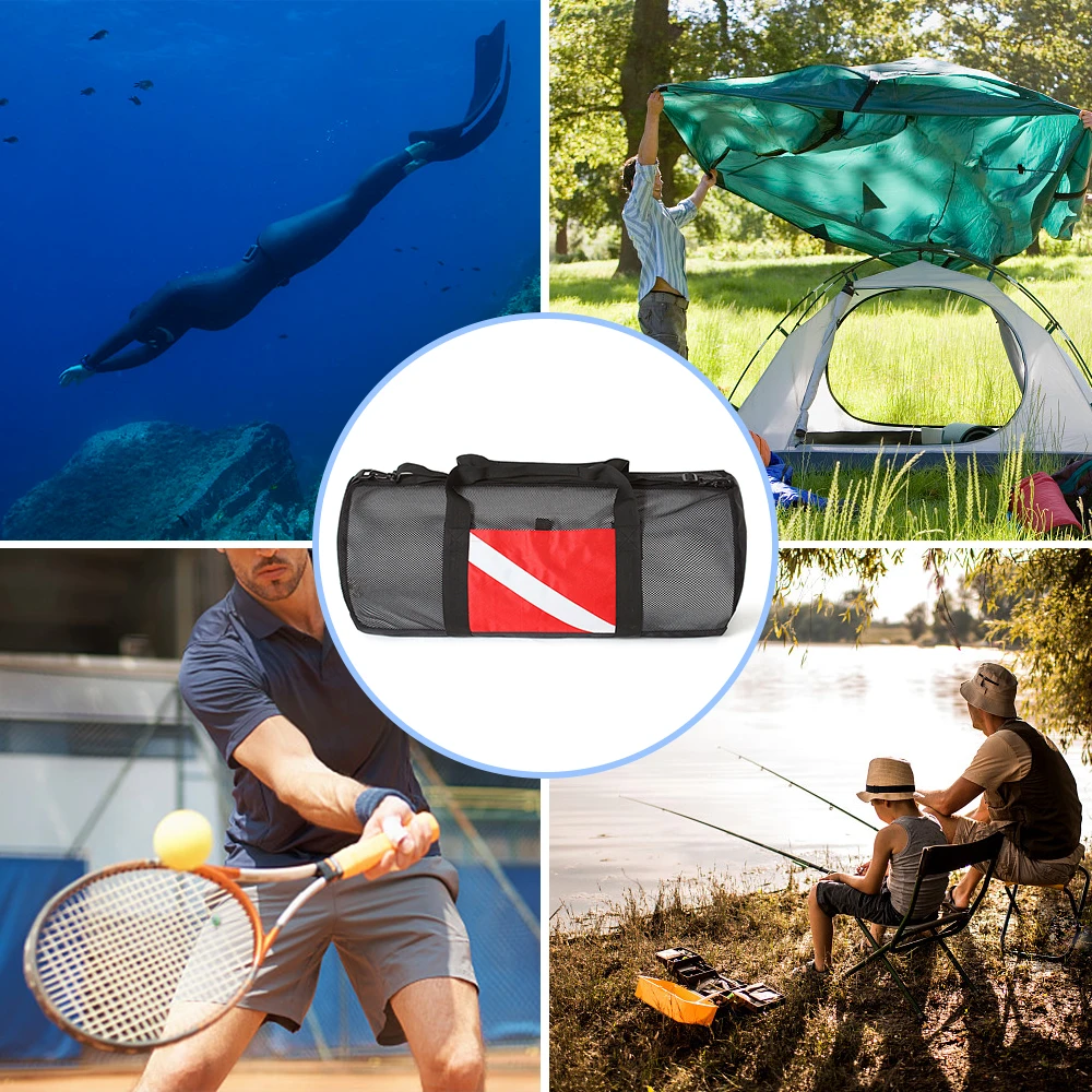 Сумка для подводного плавания Lixada Сетчатая спортивного снаряжения сумка