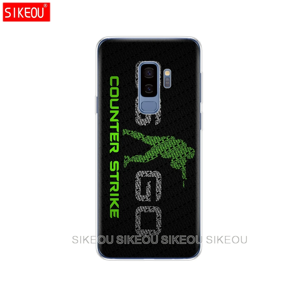 Силиконовый чехол для Samsung Galaxy S9 S8 S7 S6 edge S5 S4 S3 PLUS телефона Counter Strike cs go | Мобильные