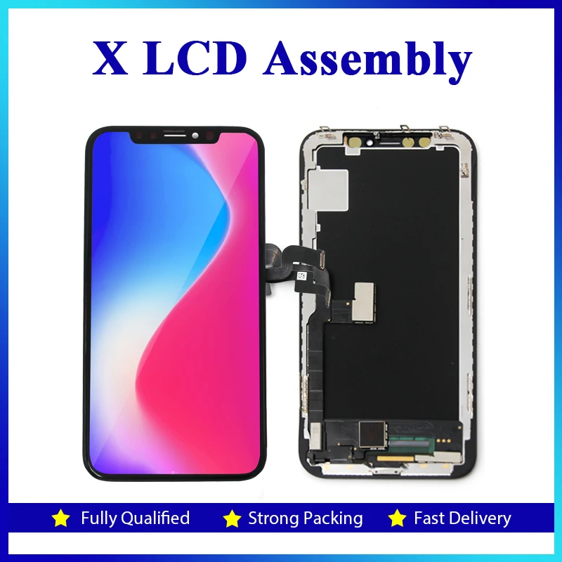 Оптовая продажа 20 шт./лот 5 8-дюймовый ЖК-экран для iPhone X 3D Force Touch &amp No Dead Pixel