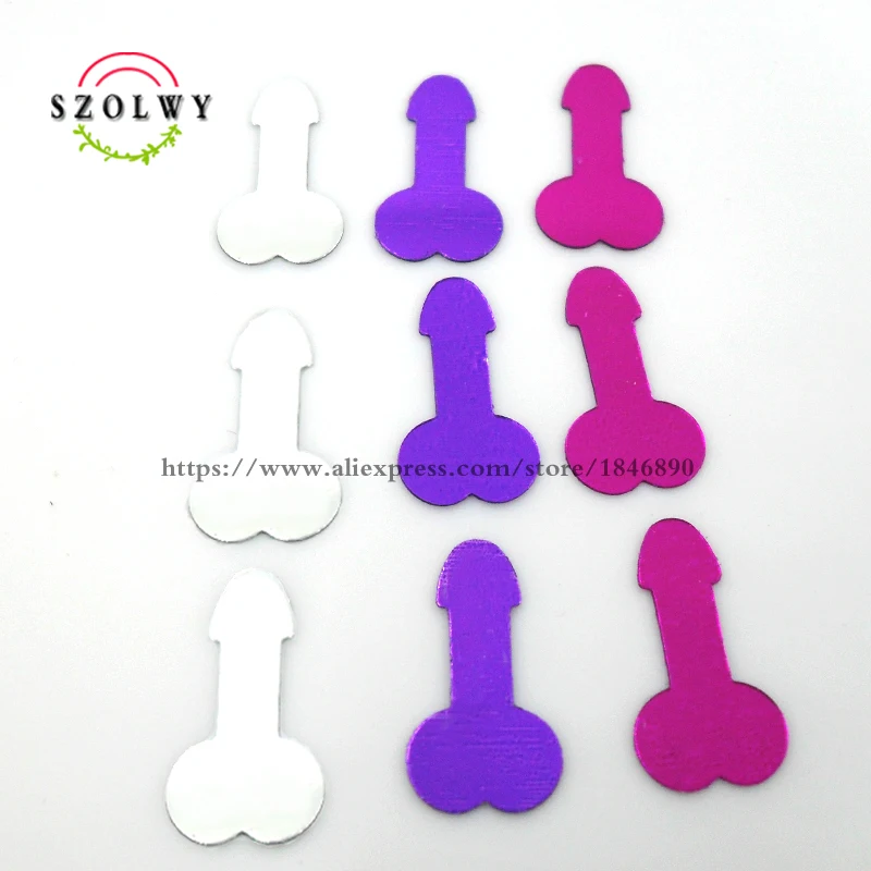 New Hen wedding party Sparkle Willy Penis confetti table decoration night bachelorette Party Valentine's Day|day|day dayday |