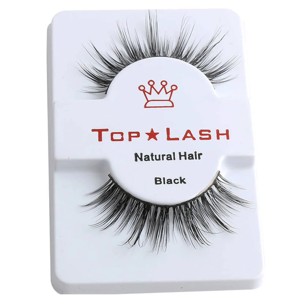 1 pair Lashes 3 пары накладных ресниц, пушистые Толстые Длинные Накладные ресницы с 1 шт. пинцетом ручной работы, натуральные ресницы для наращивания, инструмент для красоты - Цвет: 1 pair Lashes