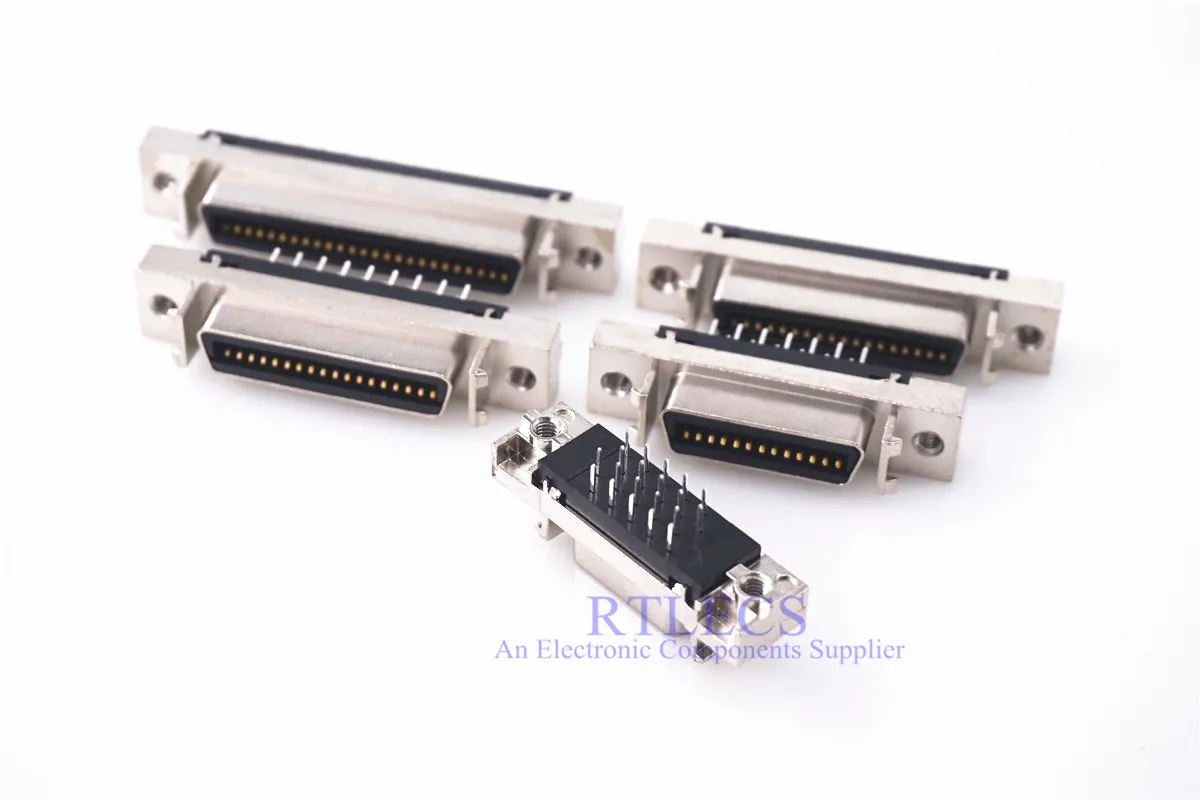 1 шт. женский MDR Серводвигатель SCSI разъем HPCN Слот Тип 14 20 26 36 50 контактный 180