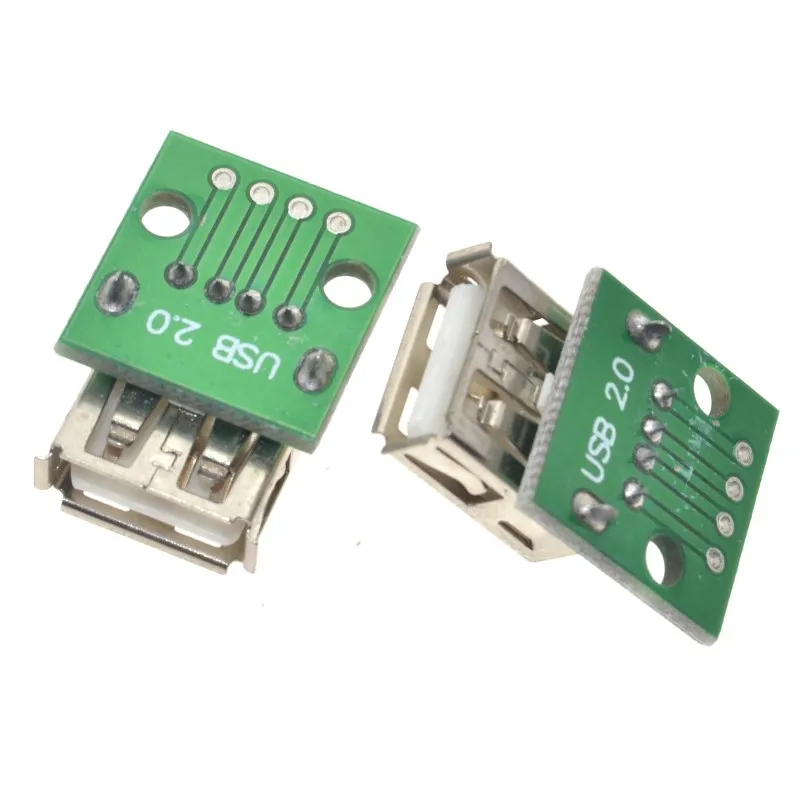 Thinary Electronic 10 шт. USB2.0 Female to 4P DIP переключатель Adapter Board Module USB Plate|Интегральные схемы| |