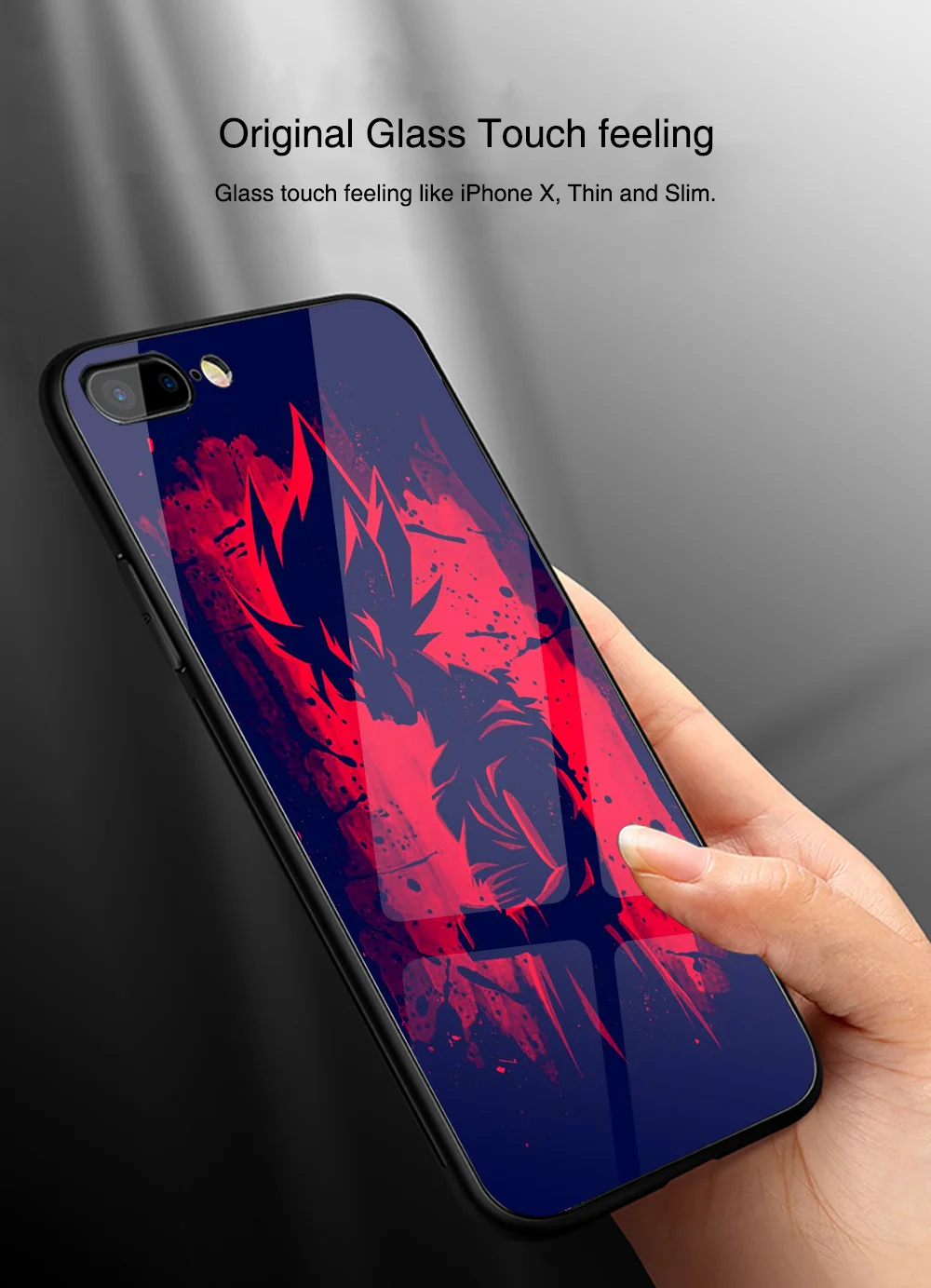Чехол Finder для iphone XS чехол Dragon Ball Супер Saiyan чехол из закаленного стекла для iphone 6 6S 7 8 plus X XR XS MAX 11 pro max
