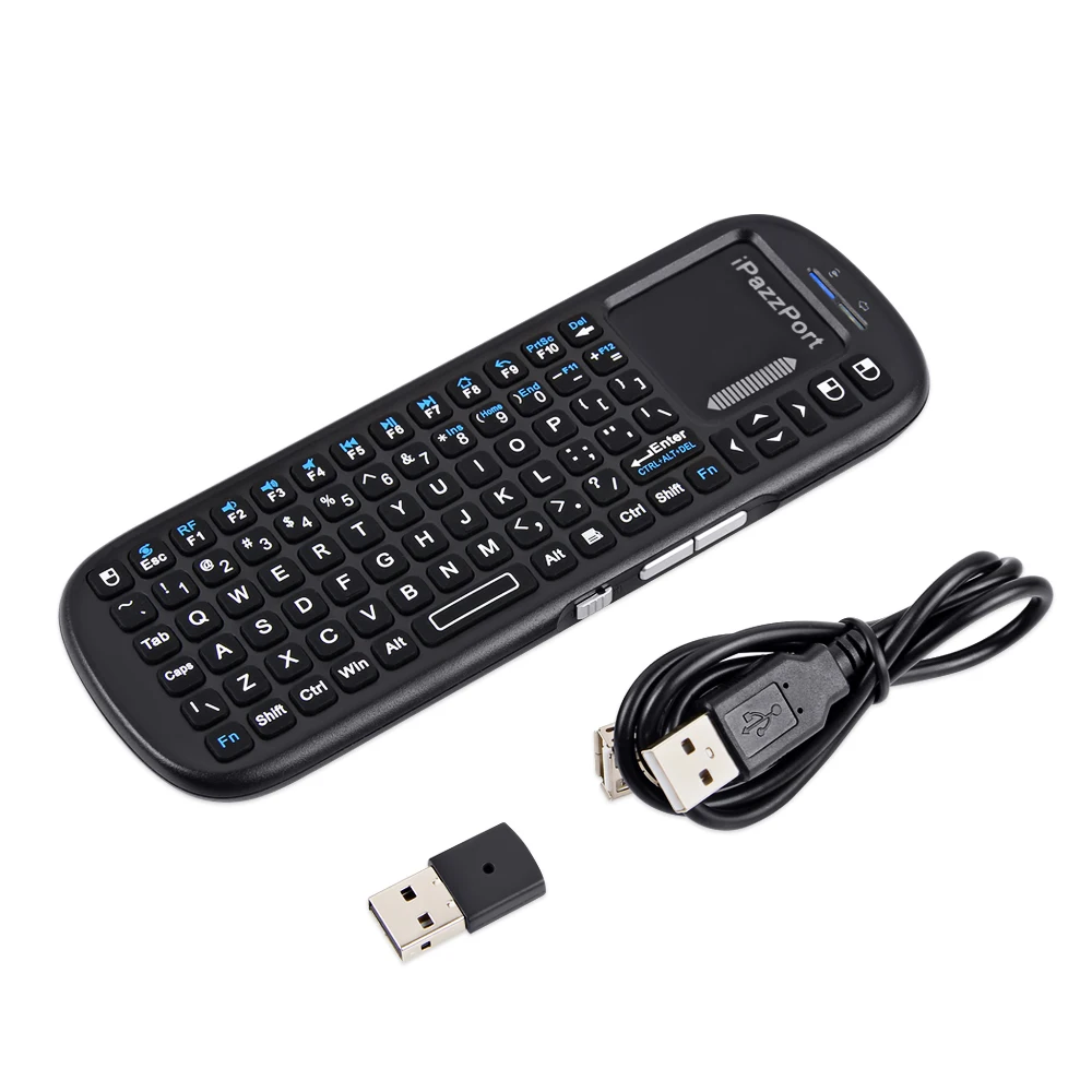 Мини 2 4G Беспроводная клавиатура мульти-сенсорная 83 клавиши клавиатуры 90