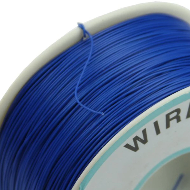 0 25 мм провод оберточная проволока 30AWG кабель 305 м Новый (синий)|Электрические