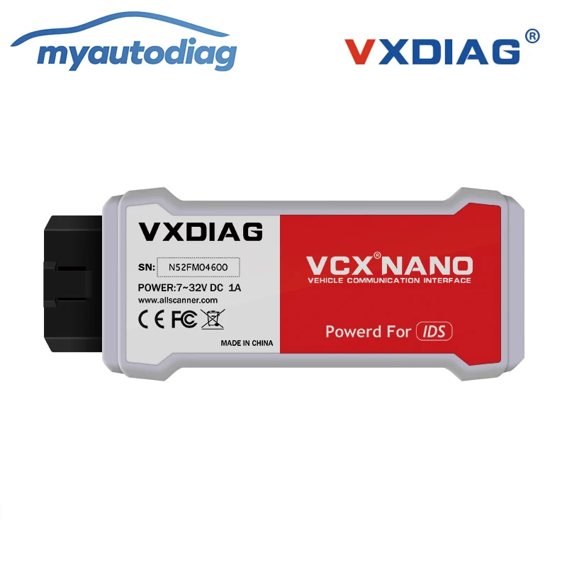 Акция оригинальный VXDIAG VCX NANO для Ford/Mazda 2 в 1 с IDS V101 V104 Идеальная замена Ford VCM II