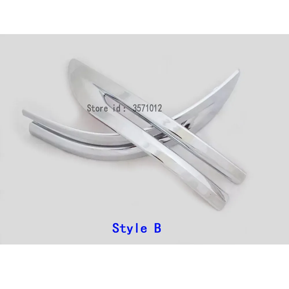 2 шт. хромированные полосы для бокового зеркала заднего вида Honda Fit Jazz 2014 2015 2016 2017 |