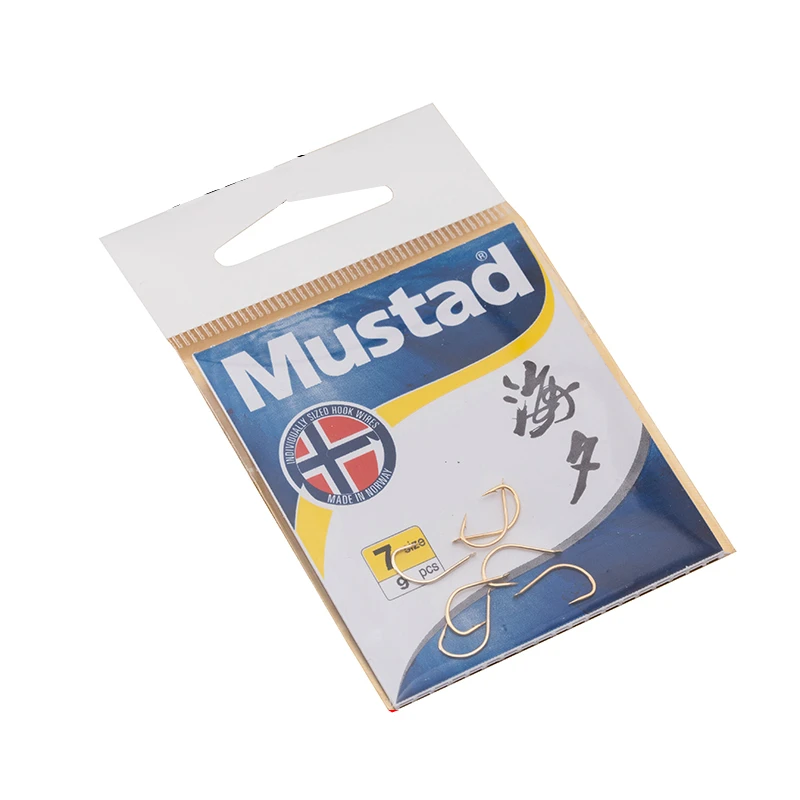 5 упаковок/партия рыболовный крючок Mustad 13100 из высокоуглеродистой стали|barbed