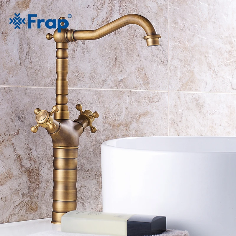 

FRAP High Quality Basin Faucet Brass Base Bathroom Sink Swivel Mixer Tap Hot and Cold Water Faucets Torneira Do Banheiro Y10062