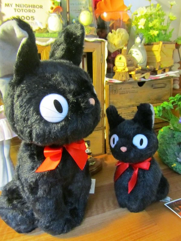 

New Japan ANIME Studio Ghibli Kiki's Delivery Service jiji Black Cat 8.5"22cm 14" 35cm Plush Doll Toy Kids gift