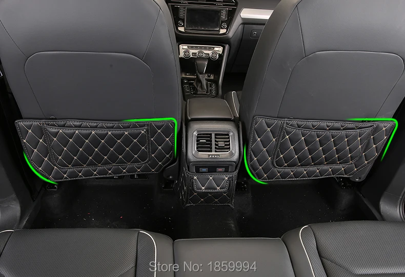 Для VW Tiguan mk2 2017 2021 подлокотник заднего сиденья Kick анти kick колодок Обложка чехол
