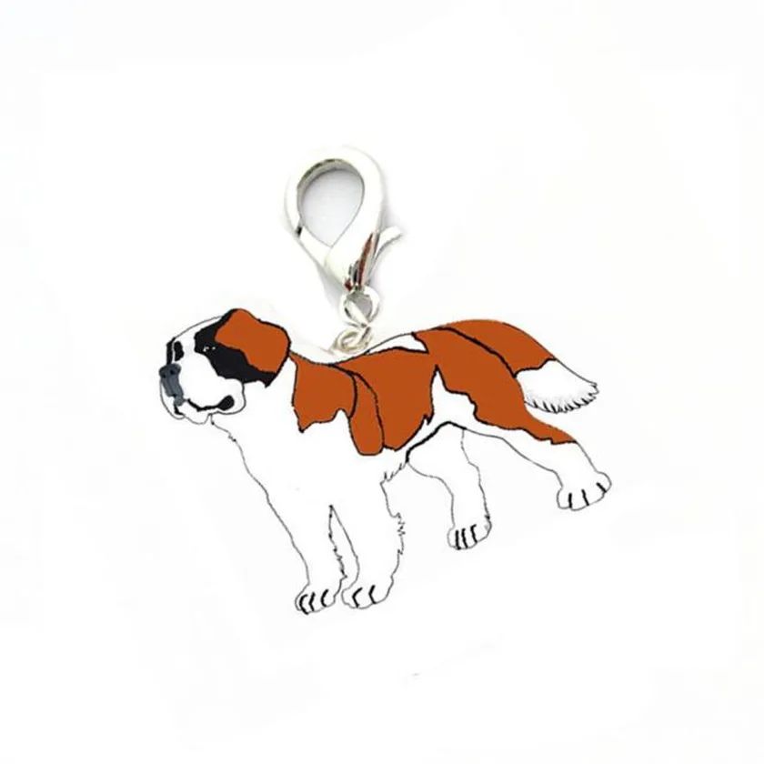 Практичный Новый сенбернар dog Tag Диск Pet ID аксессуары из эмали ожерелье подвеска