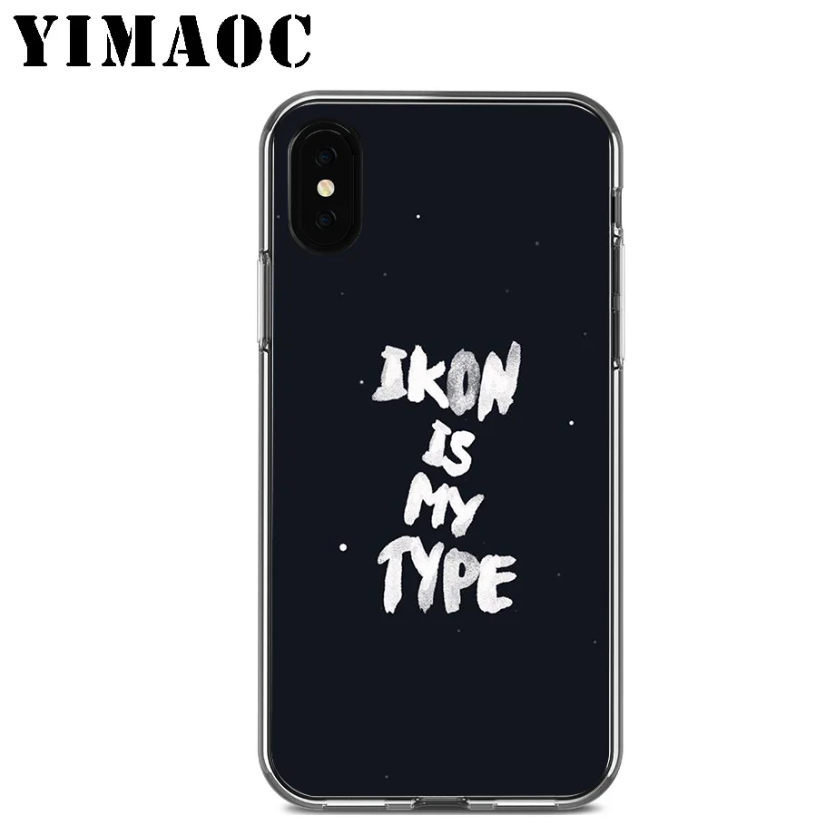 YIMAOC iKON K Pop Soft Silicone Case for Apple Iphone 11 Pro Xr Xs Max X 10 8 Plus 7 6S 6 SE 5S 5 7Plus 8Plus |