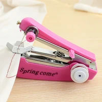 high quality useful portable stitching wireless mini hand held apparel fabrics sewing machine rx104