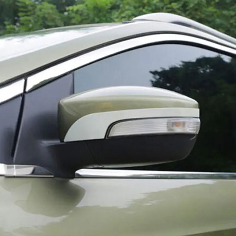 

Color My Life Car Rearview Mirror Protection Strips Rear View Mirror Cover Sticker for Ford Kuga Escape Ecosport 2013 - 2017