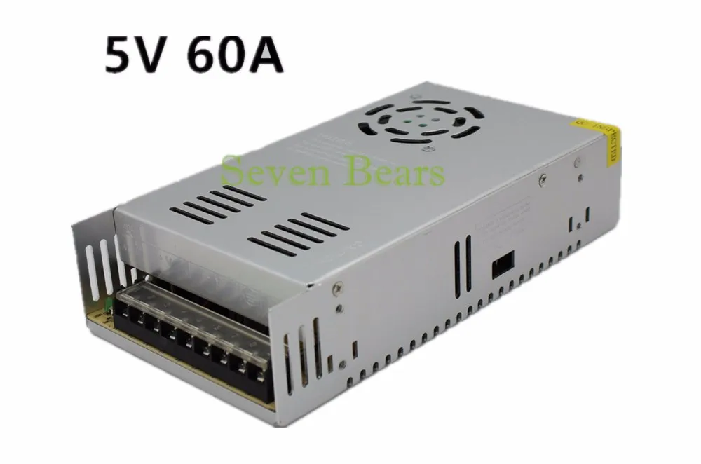 DC5V 2A 3A 10A 20A 30A 40A 60A переключатель Питание адаптер трансформатор AC110V-240V для DC5V адаптер для Светодиодный полоски светильник WS2812