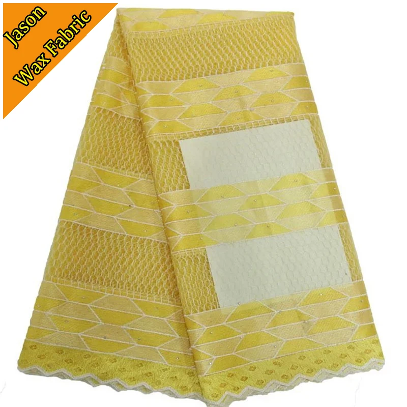 Последние Дизайн африканский шнурок 2017 французского кружева с камнями в