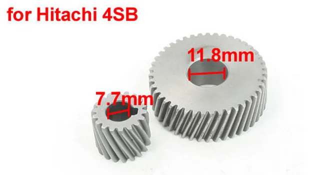 Пара электрических инструментов спиральные шестерни для циркулярной пилы Hitachi
