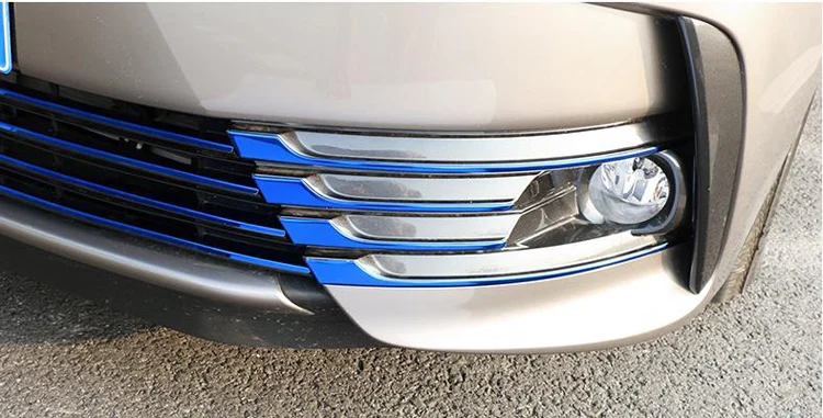 Для Toyota corolla автомобильный Стайлинг авто аксессуары из нержавеющей стали передняя противотуманная фара ободок крышки уравновешивания стикер C1204