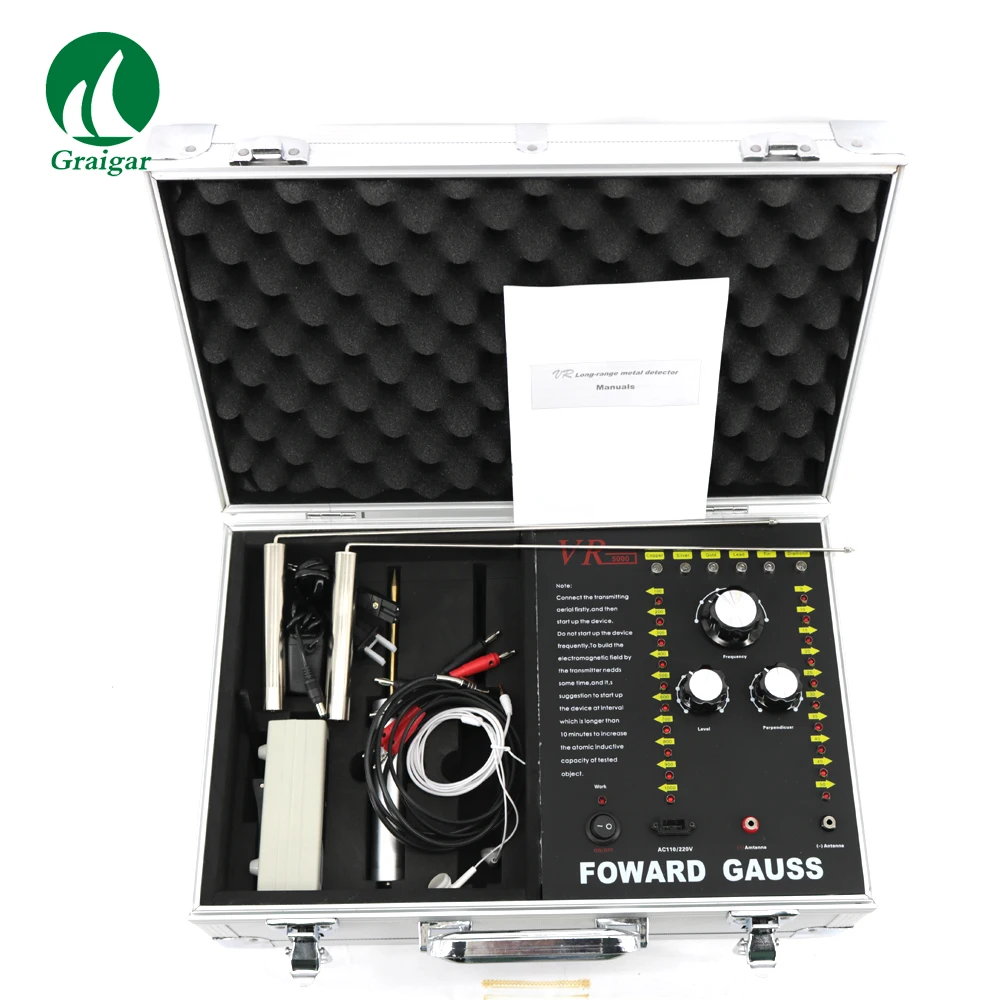 

VR5000 Long Range Underground Metal and Diamond Detector Detecting Range: 100-1000m Detecting Depth: 5-50m