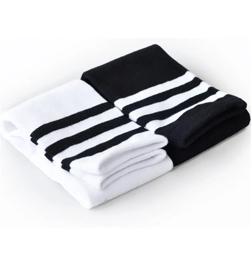 Оптовая продажа 10 пар/лот самые недорогие студенческие полосатые гольфы