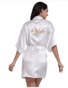 Халат женский, с надписью, для матери невесты, подружки невесты