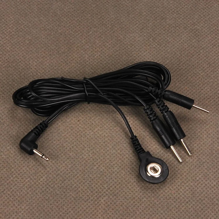 3 иглы + 1 круглый головной кабель для электрошоковых деталей проволока