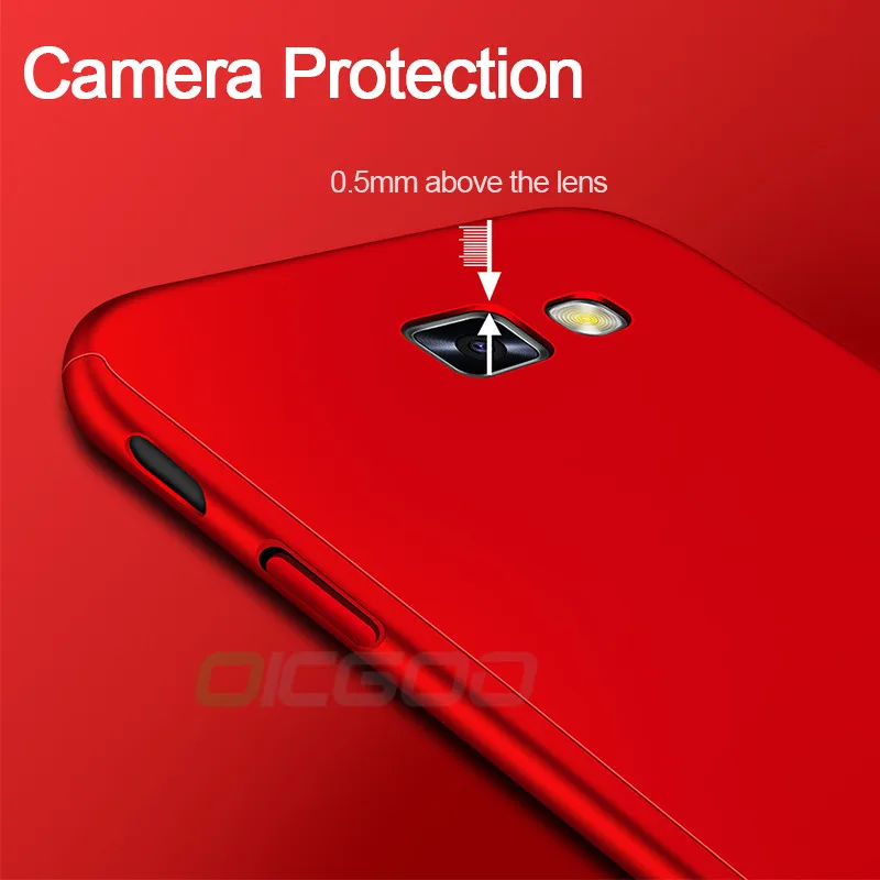 360 Прозрачный чехол для телефона с противоударной чехол s для samsung Galaxy A8 A6 J4 J6 плюс A5 A7 полное покрытие чехол s для samsung J5 J7 A3 A5 A7 чехол