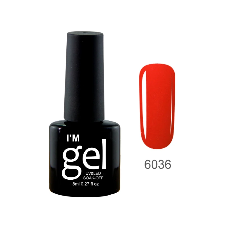 6036 Verntion One шаг 3 в 1 Soak Off УФ светодиодный гель-Лаки Профессиональный vernis Полупостоянный 24 цвета дизайн ногтей 8 мл Гель-лак для ногтей - Цвет: 6036