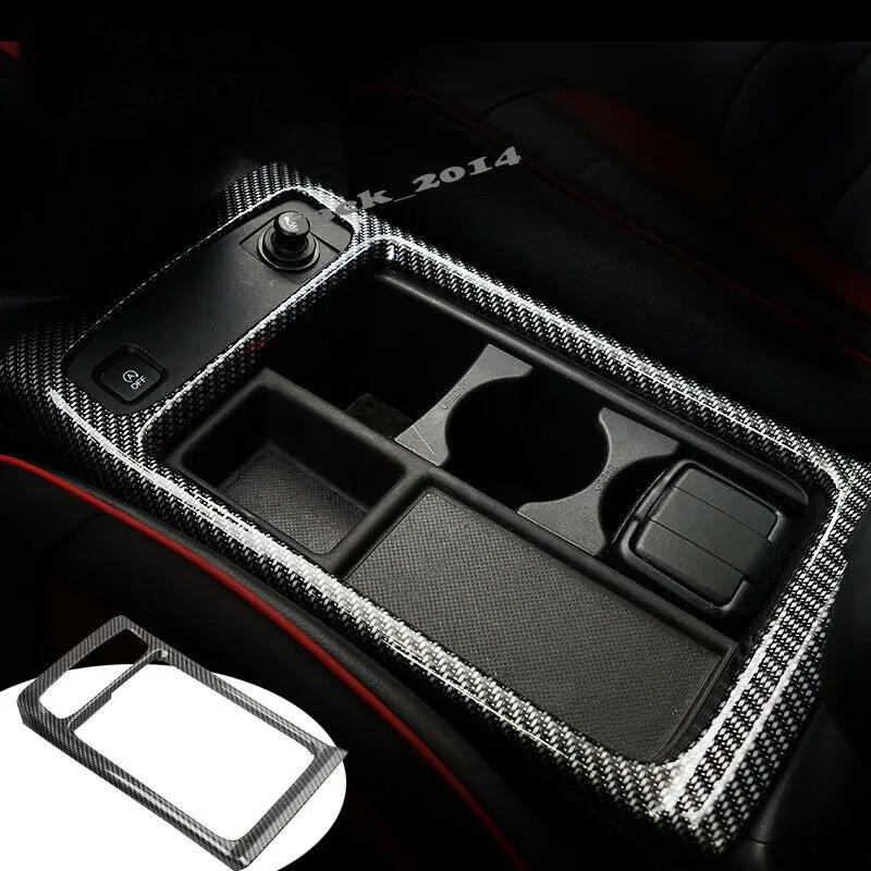 

Carbon Fiber Water Cup Holder Frame Decorative Trim For Honda CRV CR-V 2015-2016