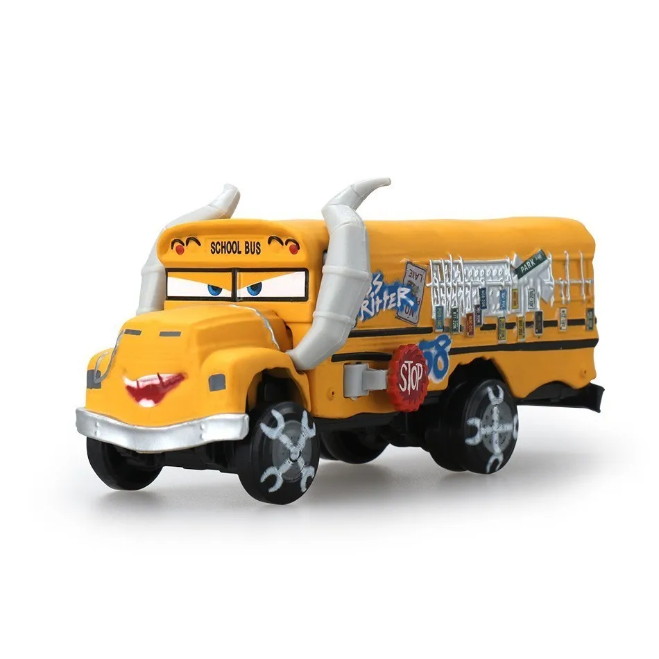 Pixar Cars 3 Miss Fritter Cal Jackson Storm Cruz Ramirez Литые металлические игрушки модель игрушечный
