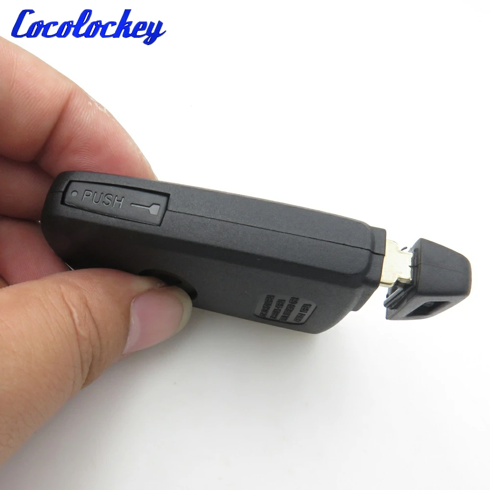 Cocolockey 2 кнопки для Toyota Smart Remote Key чехол входа без ключа оболочка Fob логотипа|buttons
