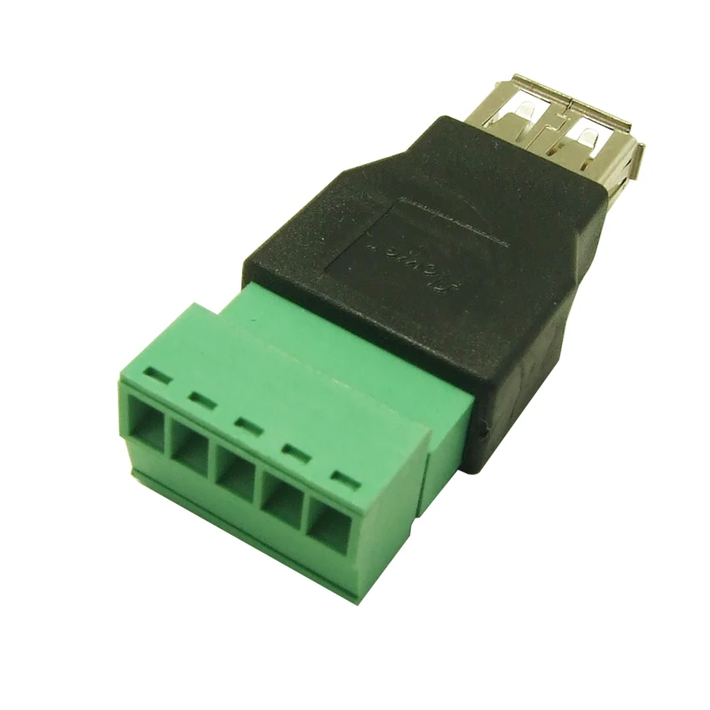 1 шт. гнездо USB для винтового разъема штекер с защитным коннектором USB2.0 гнездовой