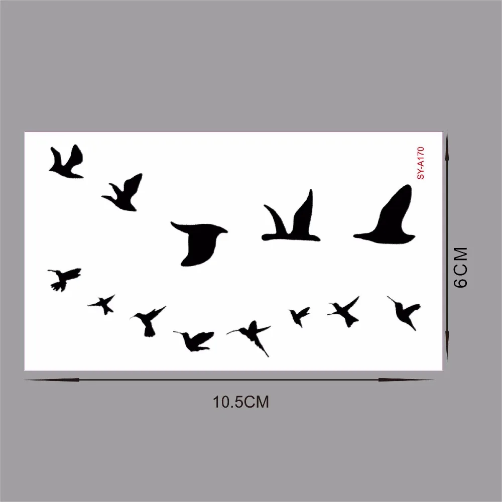 Новый стиль хна для татуировки Поддельные тату флеш-тату временные стикеры