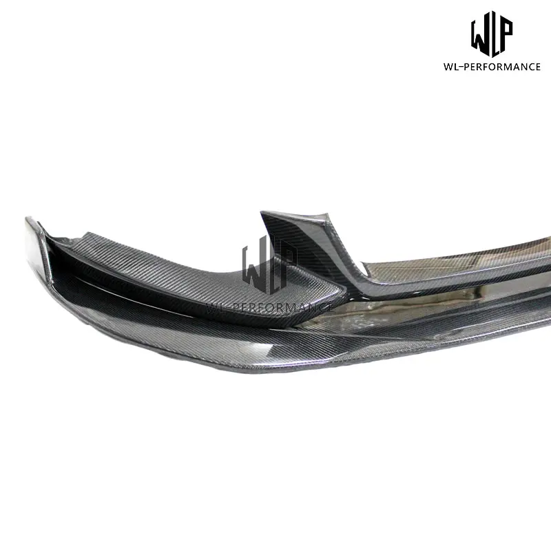 Передний бампер HT Style из углеродного волокна разветвитель губ Стайлинг