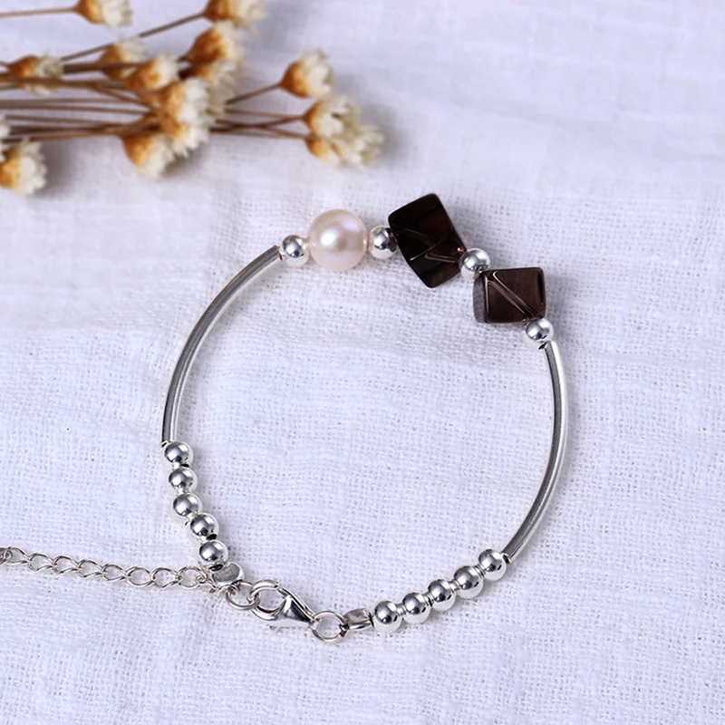 Женский браслет из серебра 925 пробы с искусственными камнями|bracelets for|bracelets for