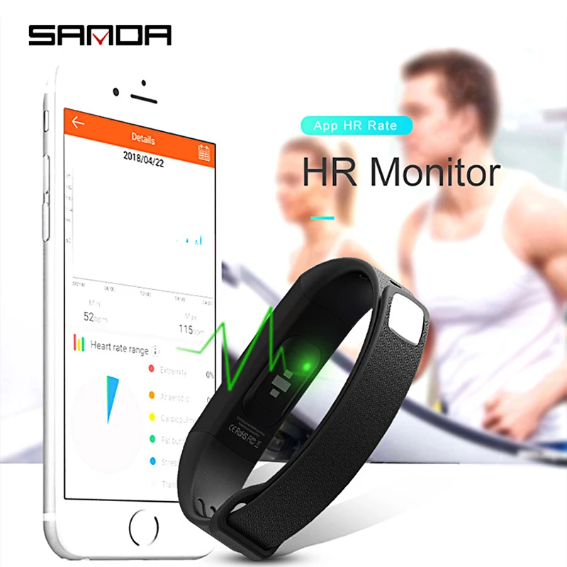 Смарт часы SANDA B6 с сенсорным экраном модные мужские и женские Bluetooth студенческие