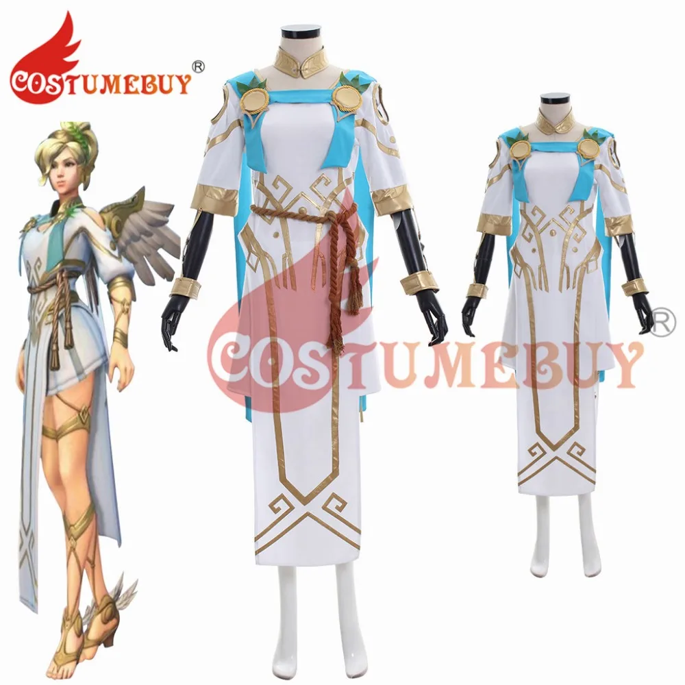 CostumeBuy/Летний костюм для косплея из кожи ангела Циглер девочек и женщин платье