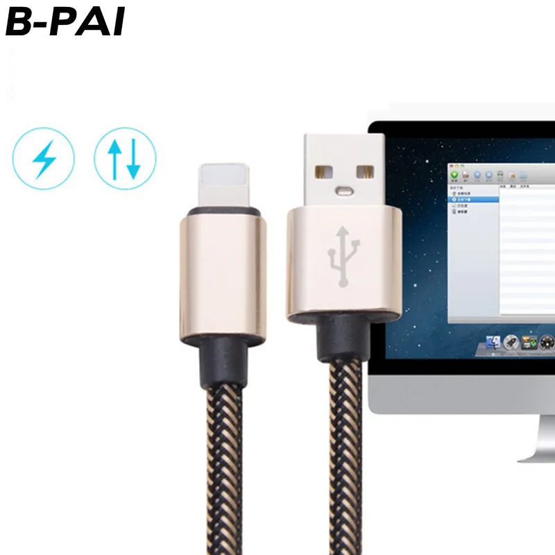 Высокое качество кабель micro usb 1 м рыбалка плетения для передачи данных