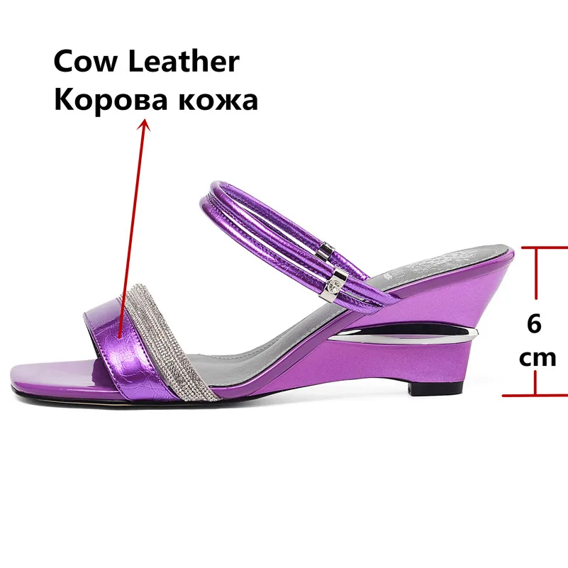 Женские босоножки без застежки FEDONAS розовые туфли из натуральной кожи на