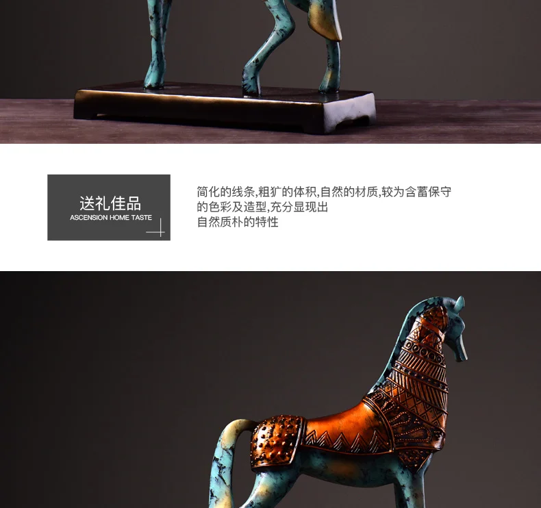 Новая затачивающая Статуэтка «Лошадь» скульптура Животного Фигурка Miniture домашний офис декоративные изделия из полимера украшения дома аксессуары