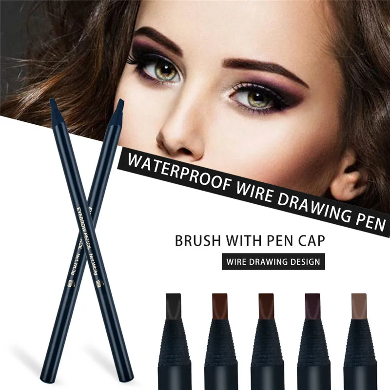 Профессиональный макияж художника Pull Line карандаш для бровей водонепроницаемый