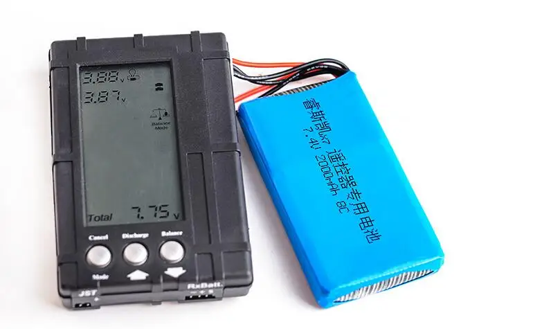 1 2 шт. 7 4 в 2000 мАч 8C Lipo аккумулятор 2S для FrSky TARANIS Q X7 4G ACCST 16CH телеметрический