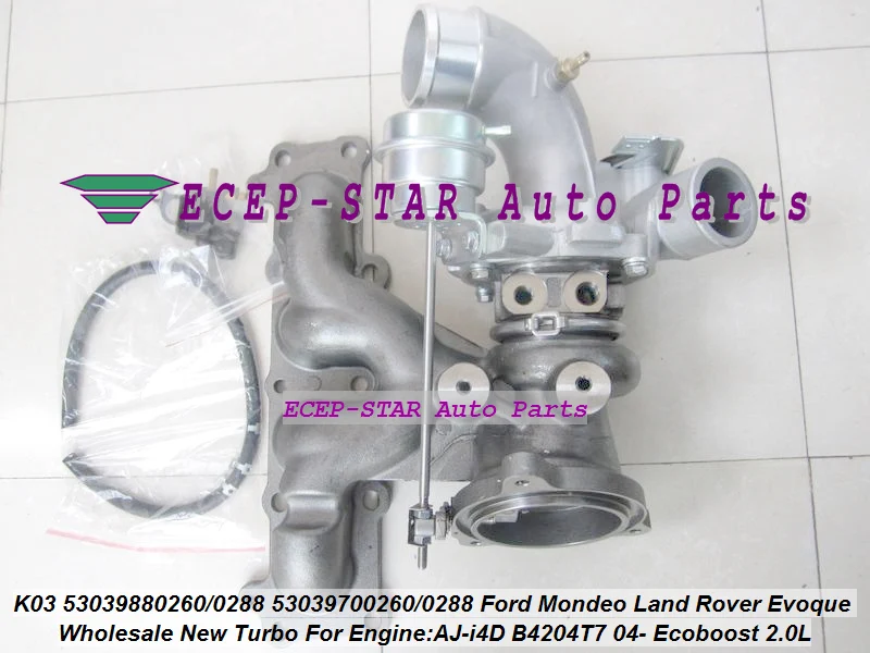 Turbo K03 53039880260 53039880289 53039700288 53039880288 для Ford Mondeo Land Rover Evoque AJ i4D B4204T7 Ecoboos 04 2.0L|turbo k03|k03